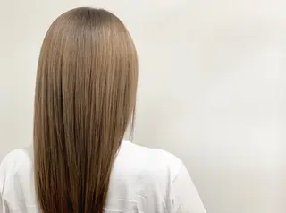 ロング カラー あべ ゆうかのヘアスタイル