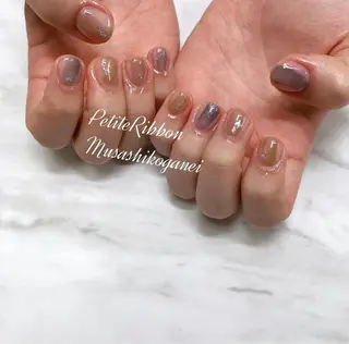 ネイル ネイルPetit Ribbonのネイルデザイン