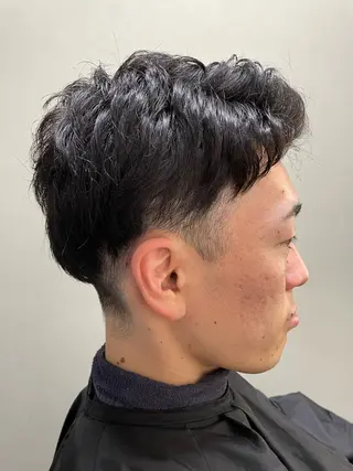 ショート メンズ 髪質改善/艶カラー/ 縮毛矯正🫟ダイキのヘアスタイル