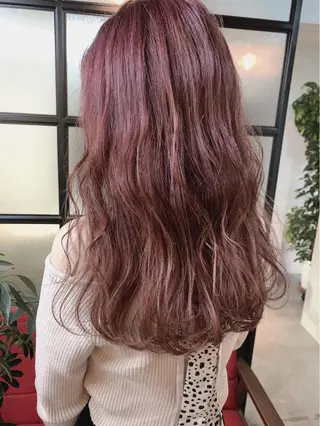ロング カラー SAKURA 原宿所属・なかの たくみのヘアスタイル
