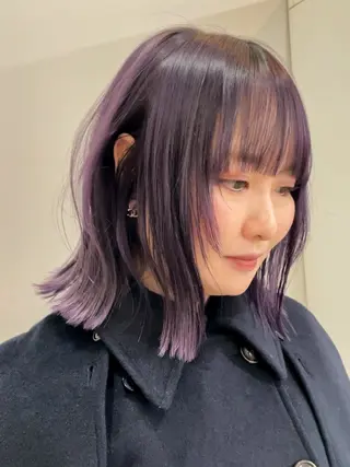 ミディアム レイヤー/ウルフ/ ハッシュカット/そらのヘアスタイル