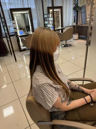 メンズ特化 センターパート特化のヘアスタイル