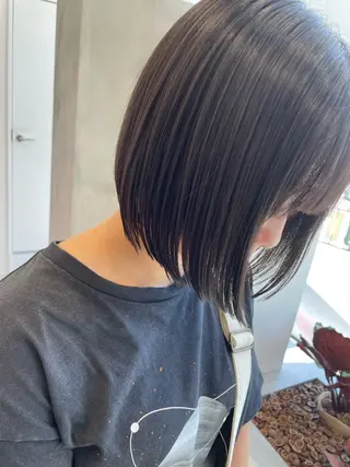 ショート カラー メンズカット ボブ/米崎駿也のヘアスタイル