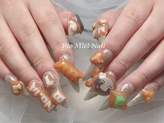 ネイル HANA 長さだしのネイルデザイン