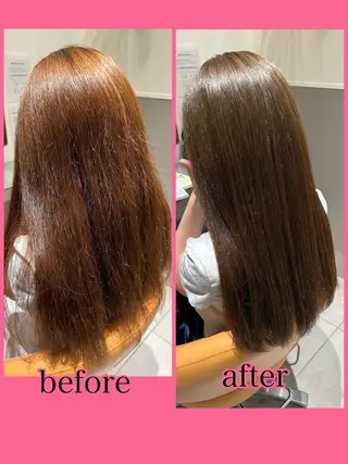 ロング カラー 大久保 陽子のヘアスタイル