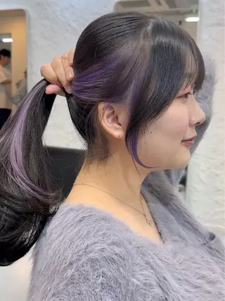 ロング カラー インナーカラー/レイ ヤーカット♡/マキシのヘアスタイル