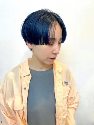 ショート カラー パーマ ヘアアレンジ メンズ キッズ ネイル マツエク・マツパ tatsumi/ボブ ウルフ/レイヤーのヘアスタイル