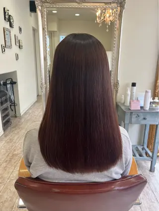 セミロング 【艶髪カラー】 omiのヘアスタイル