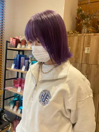 ショート カラー パーマ指名No1 /namiのヘアスタイル