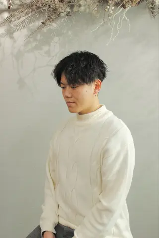 ショート パーマ メンズ メンズ/ケアパーマ /hayashiのヘアスタイル