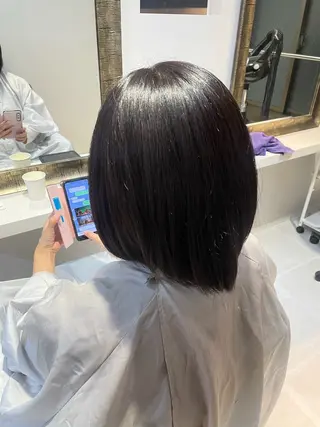 カラー やさかわ ももかのヘアスタイル
