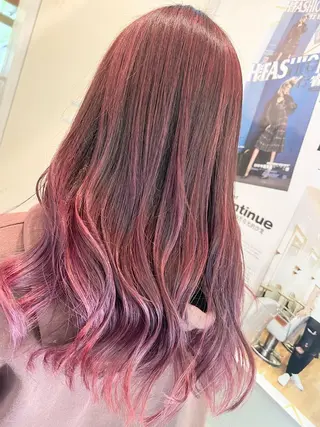 カラー 茅ヶ崎/ハイライト/ ハイトーン/関口実華のヘアスタイル