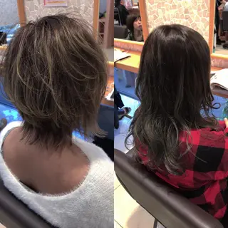 ショート カラー レイヤーカット匠 イソザキノリユキのヘアスタイル