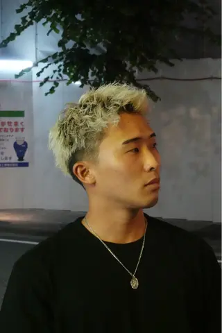 パーマ メンズ 川崎 健翔のヘアスタイル