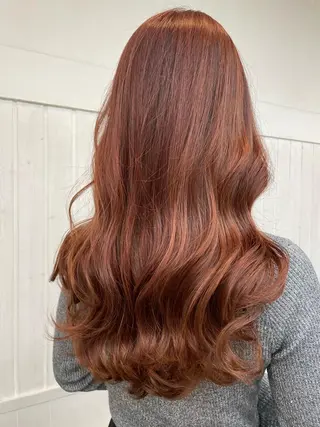 ロング カラー ヘアアレンジ 前髪顔周り✂️店長 ❤️アマミヤ❤️のヘアスタイル