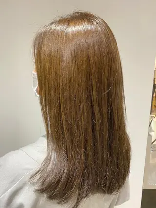 セミロング カラー 増子 祐太朗のヘアスタイル