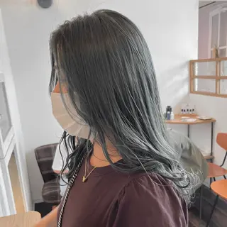 ロング カラー 伊藤ゆかり/髪質改善 /透明感カラーのヘアスタイル
