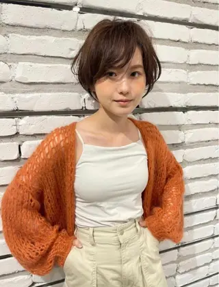 ショート 北新地/縮毛矯正 /あやなのヘアスタイル