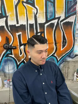 ショート CARWASH BARBER所属・森本 優太のヘアスタイル