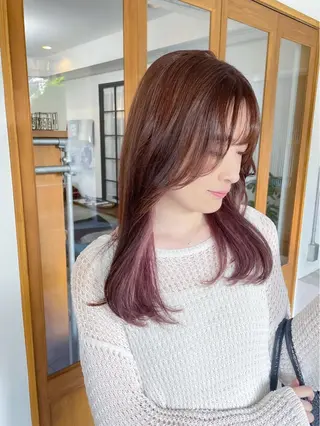 ロング COMILE 🌼 SUZUKAのヘアスタイル