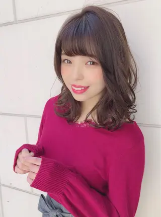 ミディアム 山本翔一郎 韓国顔周りレイヤーのヘアスタイル