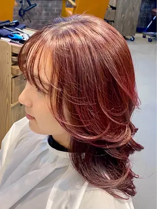 セミロング 髪質改善🌸 タケウチハナノのヘアスタイル