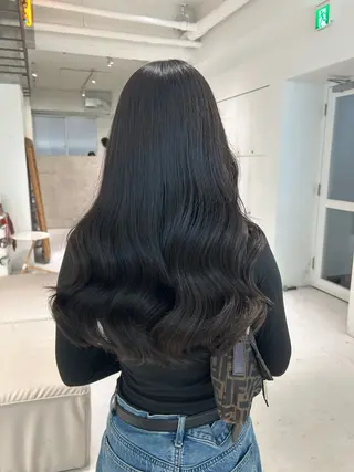 セミロング 透明感color ˚✧₊amuのヘアスタイル