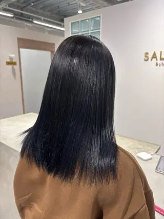 ミディアム 吉澤 愛心のヘアスタイル