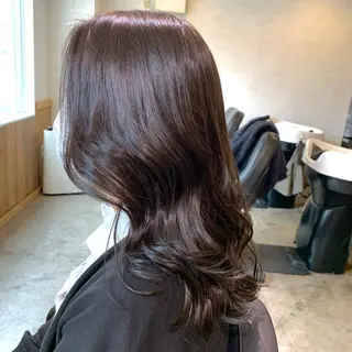 ロング カラー ノグチ ナツコのヘアスタイル