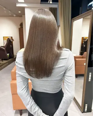 セミロング 💎【髪質改善カラー 艶髪×縮毛矯正】💎のヘアスタイル