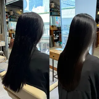 ロング esse大阪茶屋町店所属・レイヤーカット 新井田陽寿のヘアスタイル