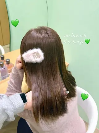 ミディアム カラー エクステ🎀 暖色カラー🎀amiのヘアスタイル