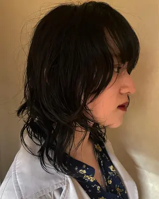 パーマ 松﨑 零央のヘアスタイル