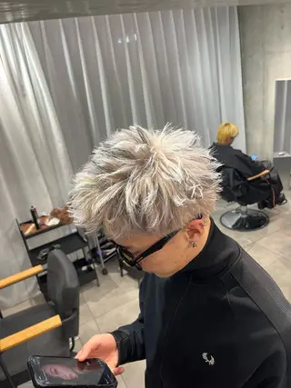 カラー メンズ垢抜け名人 /カット無料/陽平のヘアスタイル