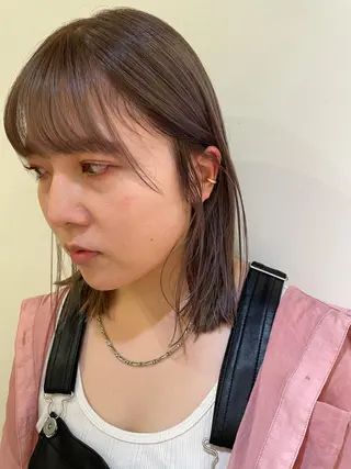 ミディアム 渋谷 留菜のヘアスタイル