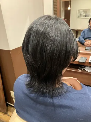 ミディアム 平川 かなこのヘアスタイル