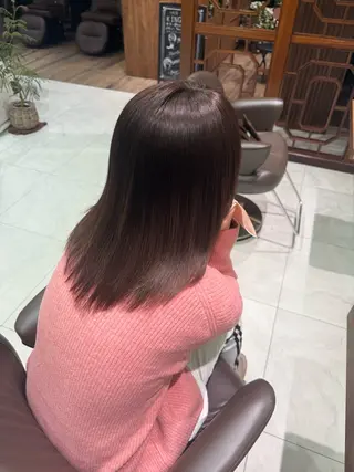 ミディアム 松本 笑和のヘアスタイル