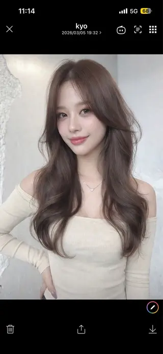 ロング CIEL岡山店／ Chida ⛄️のヘアスタイル