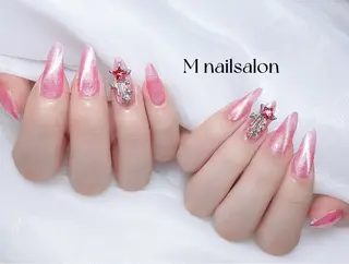 ネイル M🌷nail 長さだし専門店のネイルデザイン