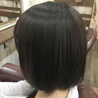 ミディアム カラー パーマ embrace エンブレイスのヘアスタイル