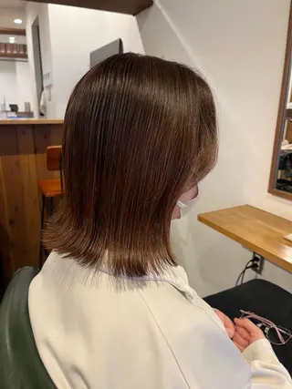 ショート china/ボブ /ブリーチカラーのヘアスタイル