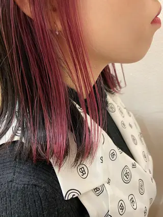 カラー ダブルカラー ブリーチ/kaitoのヘアスタイル