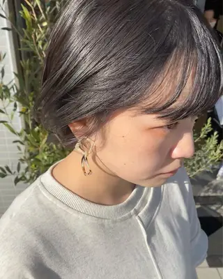 ショート カラー パーマ指名No1 /namiのヘアスタイル