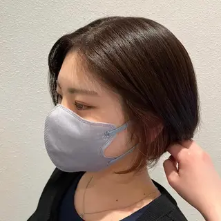 ショート カラー フルールドソレイユ所属・♡ナナコ♡ レイヤー/艶髪のヘアスタイル