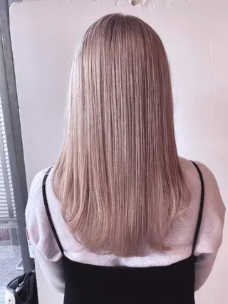 ミディアム カラー ケア剤オタク×海外 ヘア長谷川裕起のヘアスタイル