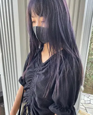 ロング カラー 髪質改善🫧ベージュ 椙山 響のヘアスタイル