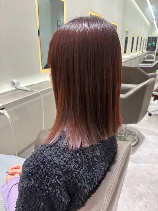 ミディアム カラー 牧野 隼大のヘアスタイル