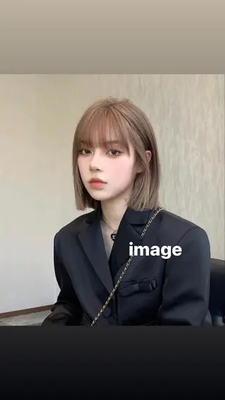 ショート 韓国ヘア/ハイトーン RYUSEIのヘアスタイル