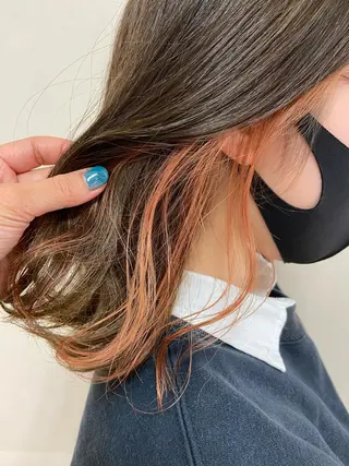 セミロング カラー 【カラーリスト】 Likka.のヘアスタイル