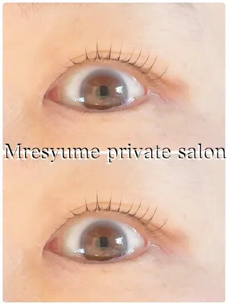 マツエク・マツパ Mresyume MAYUのマツエク・マツパデザイン